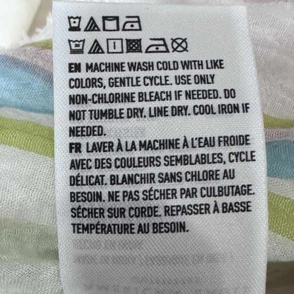 American Eagle Striped Ruched Halter Midi Dress | M | Cotton Lined Tiered - Picture 16 of 16